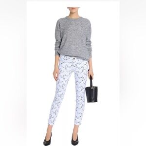 Size 25 Current Elliott stiletto skinny jeans in sugar vinery floral